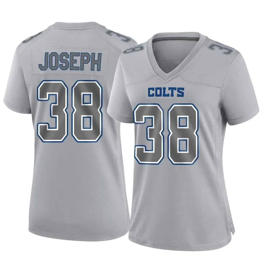 Women's Indianapolis Colts Kelvin Joseph Nike Atmosphere Fashion Game Gray Jersey Women's Indianapolis Colts Kelvin Joseph Nike Atmosphere Fashion Game Gray Jersey