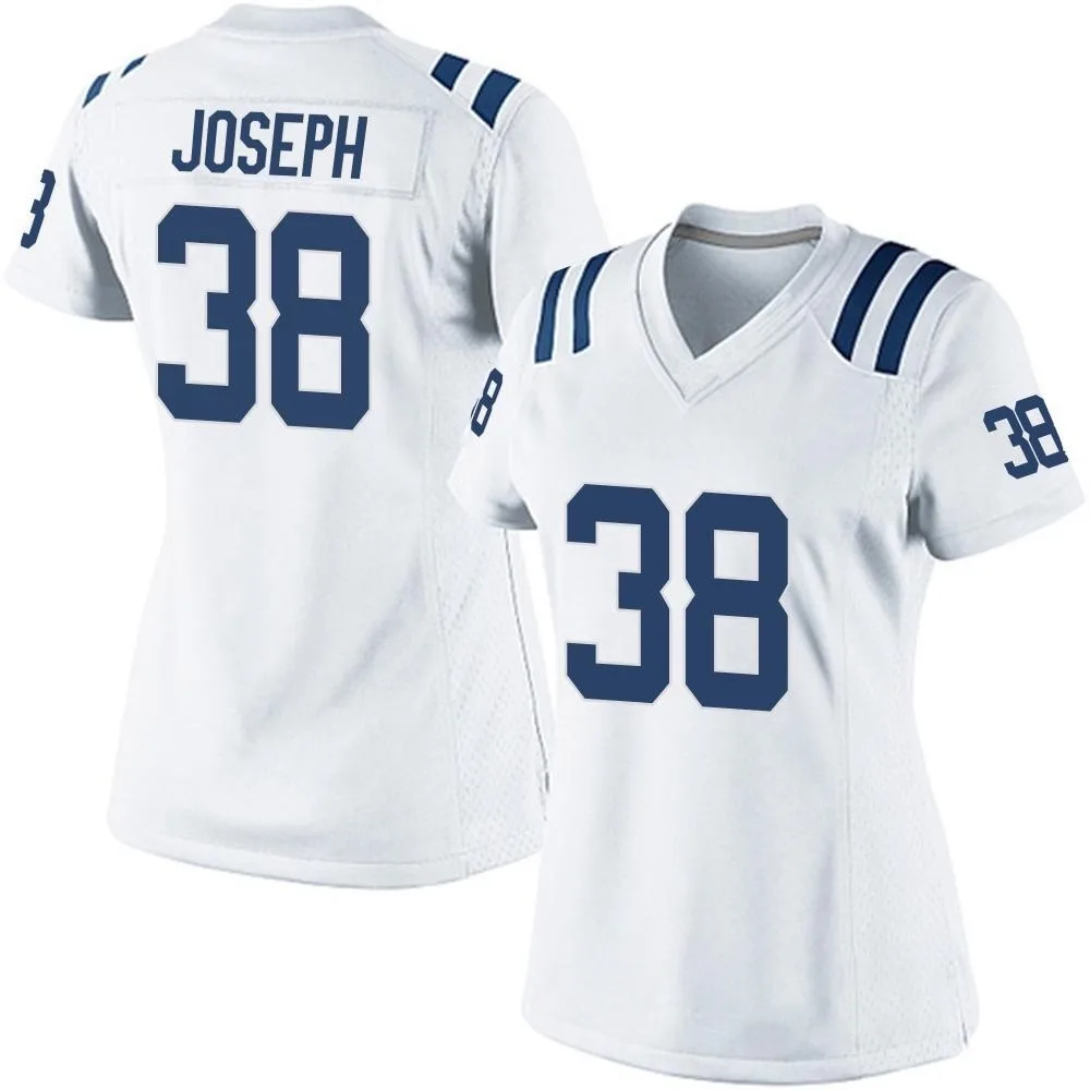 Women's Indianapolis Colts Kelvin Joseph Nike Game White Jersey Women's Indianapolis Colts Kelvin Joseph Nike Game White Jersey