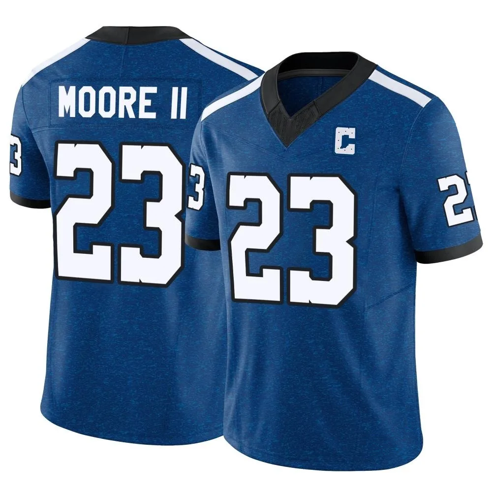 Men's Indianapolis Colts Kenny Moore Ii Nike Indiana Nights Alternate Vapor F.U.S.E. Limited Royal Jersey Men's Indianapolis Colts Kenny Moore Ii Nike Indiana Nights Alternate Vapor F.U.S.E. Limited Royal Jersey