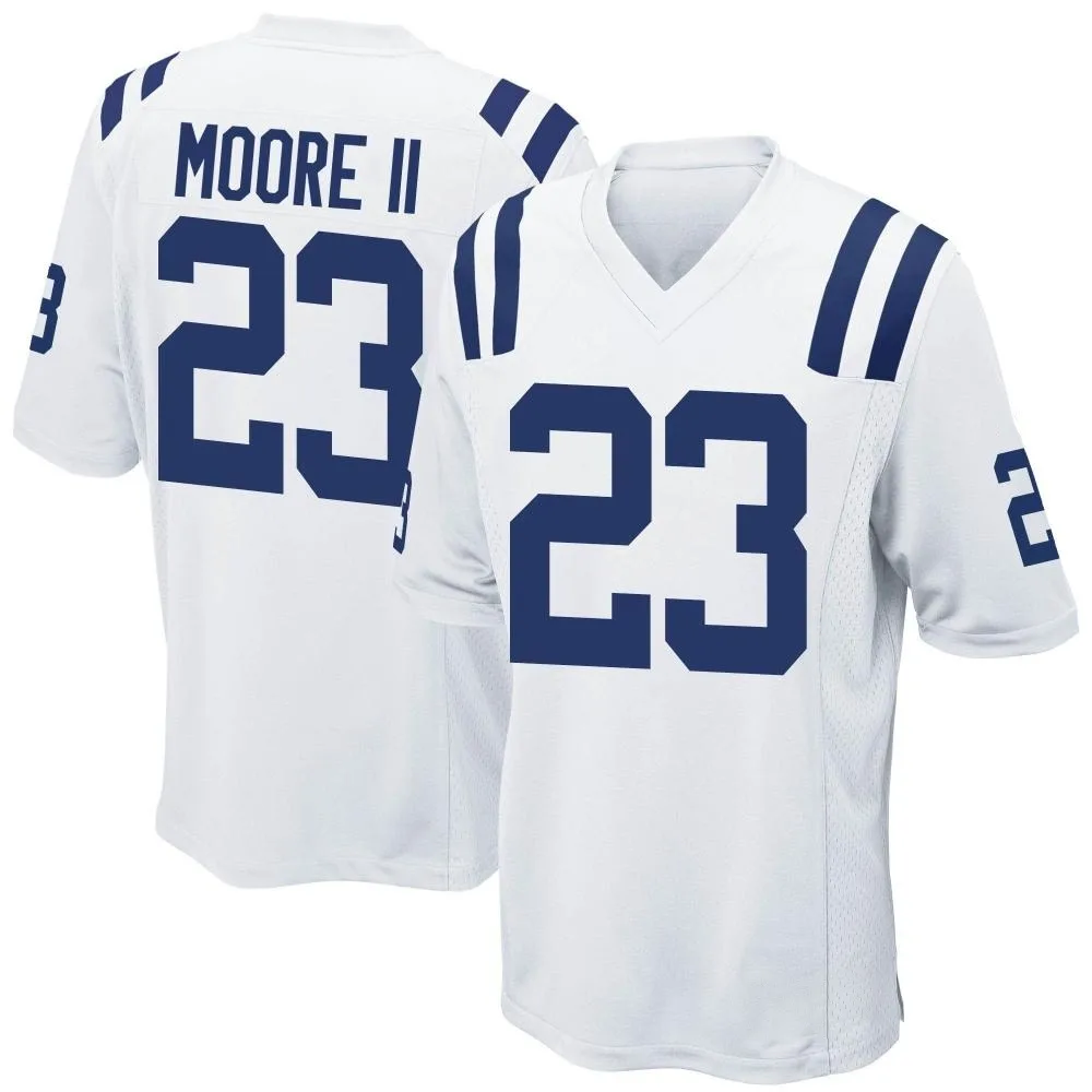 Men's Indianapolis Colts Kenny Moore Ii Nike Game White Jersey Men's Indianapolis Colts Kenny Moore Ii Nike Game White Jersey