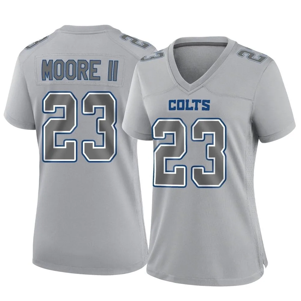 Women's Indianapolis Colts Kenny Moore Ii Nike Atmosphere Fashion Game Gray Jersey Women's Indianapolis Colts Kenny Moore Ii Nike Atmosphere Fashion Game Gray Jersey