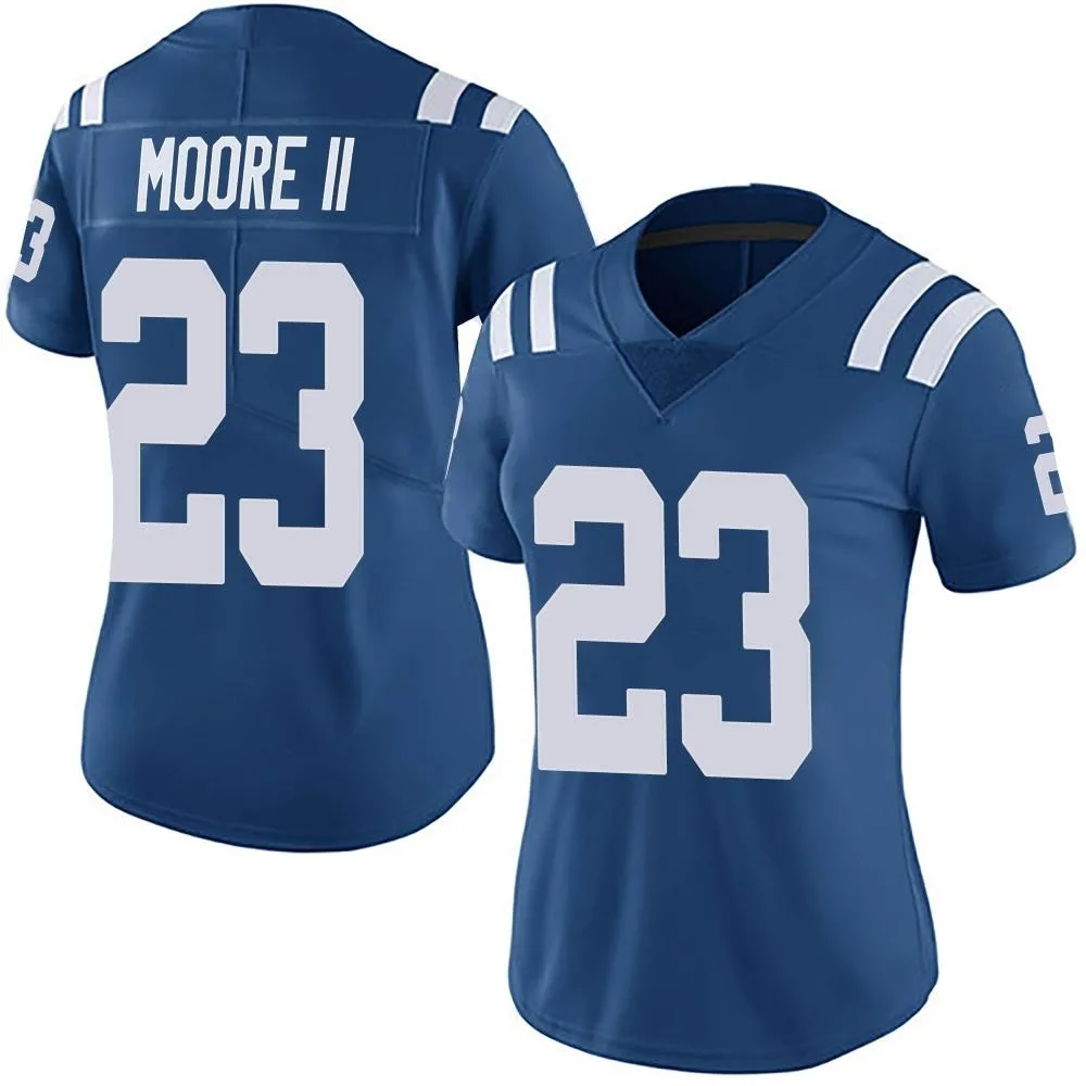 Women's Indianapolis Colts Kenny Moore Ii Nike Team Color Vapor Untouchable Limited Royal Jersey