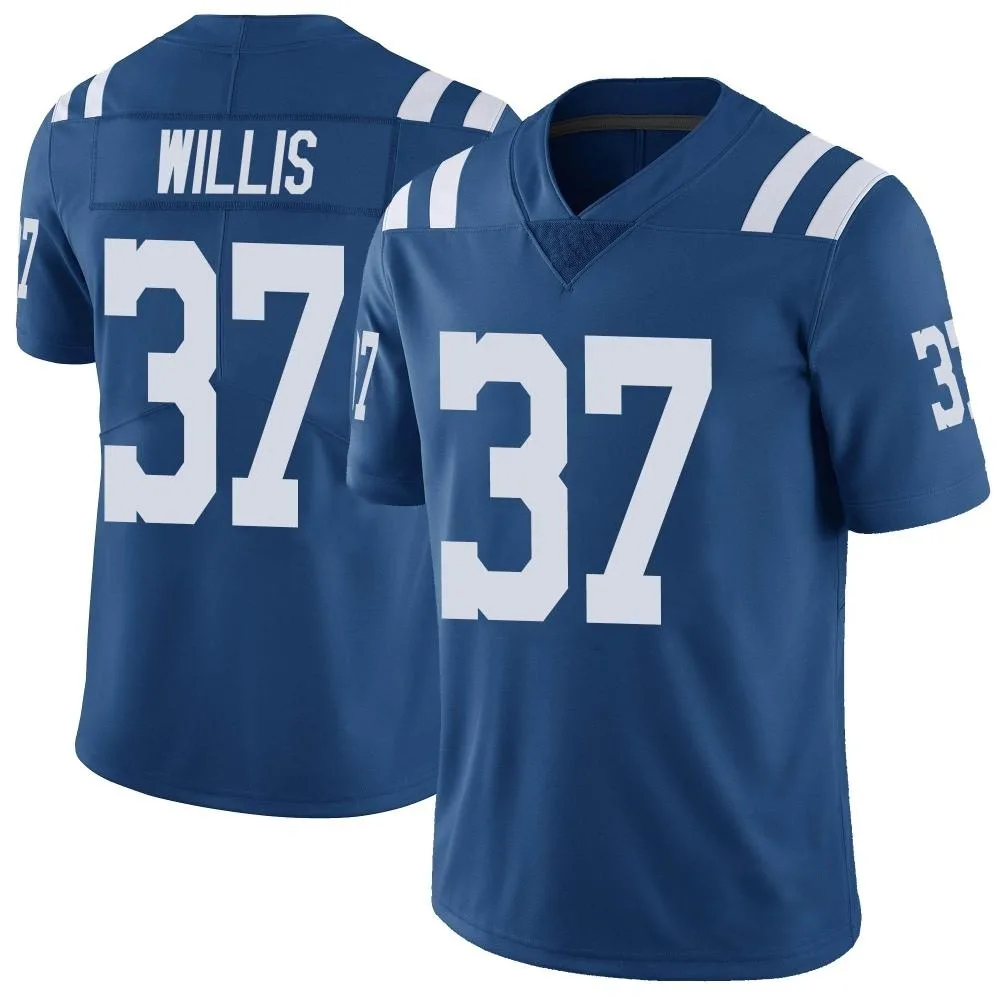 Men's Indianapolis Colts Khari Willis Nike Color Rush Vapor Untouchable Limited Royal Jersey Men's Indianapolis Colts Khari Willis Nike Color Rush Vapor Untouchable Limited Royal Jersey