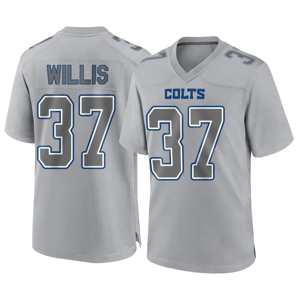 Youth Indianapolis Colts Khari Willis Nike Atmosphere Fashion Game Gray Jersey Youth Indianapolis Colts Khari Willis Nike Atmosphere Fashion Game Gray Jersey