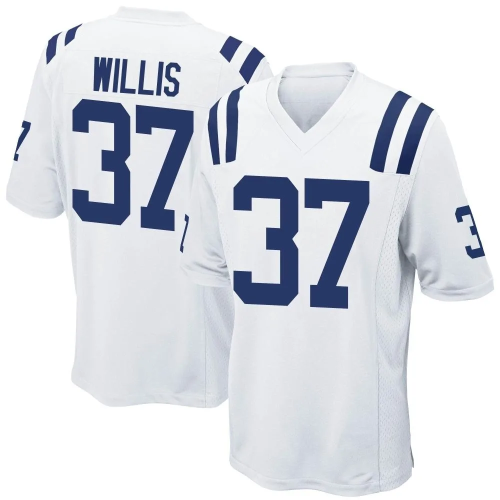 Youth Indianapolis Colts Khari Willis Nike Game White Jersey Youth Indianapolis Colts Khari Willis Nike Game White Jersey