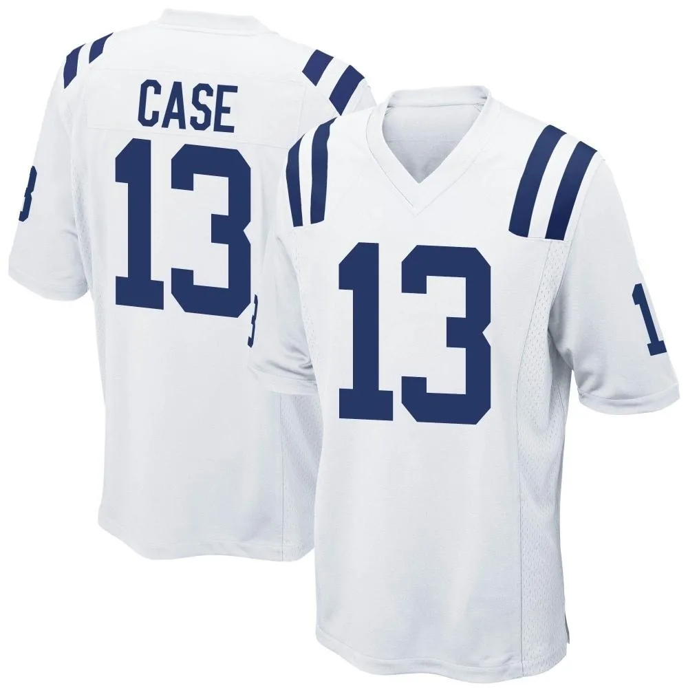 Men's Indianapolis Colts Kody Case Nike Game White Jersey Men's Indianapolis Colts Kody Case Nike Game White Jersey