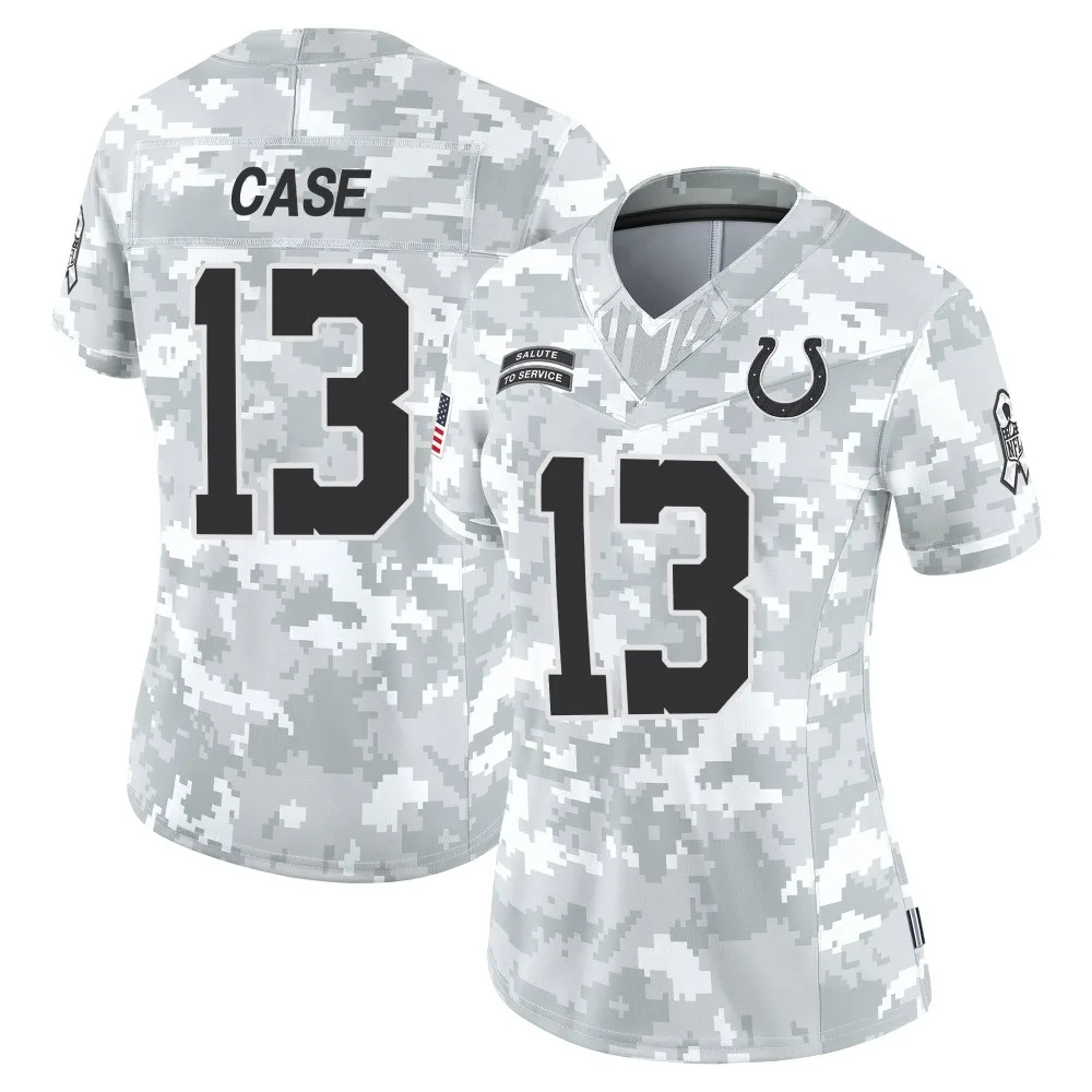 Women's Indianapolis Colts Kody Case Nike 2024 Salute to Service Limited Arctic Camo Jersey Women's Indianapolis Colts Kody Case Nike 2024 Salute to Service Limited Arctic Camo Jersey