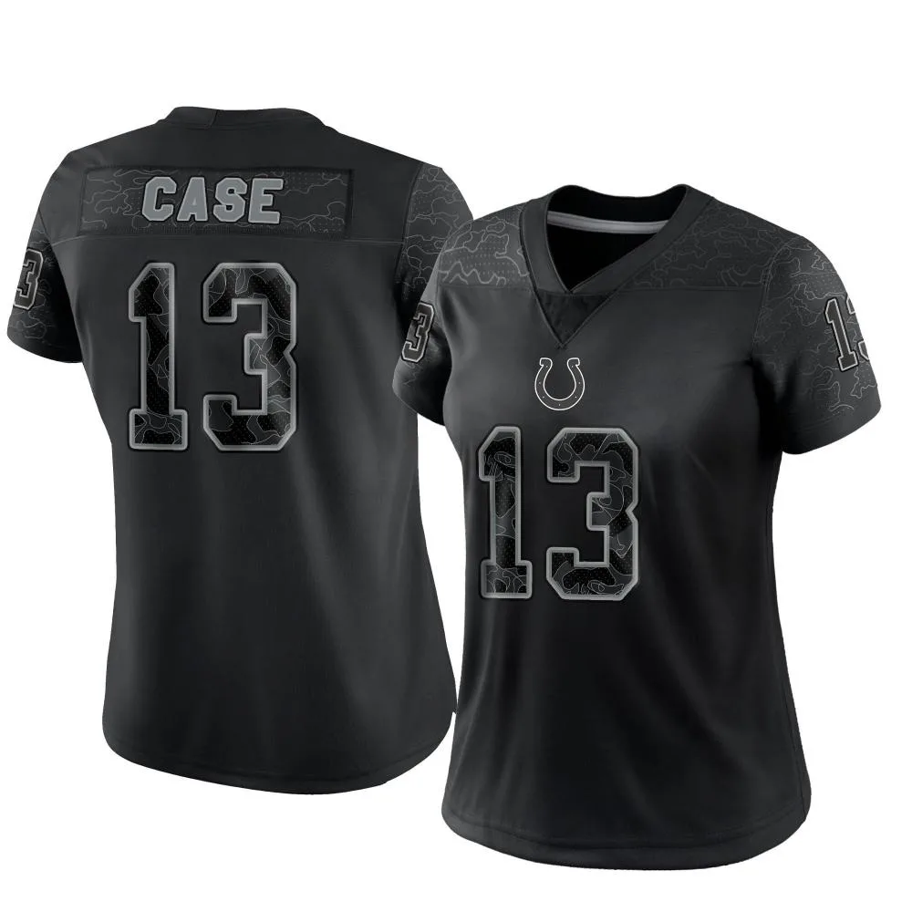 Women's Indianapolis Colts Kody Case Nike Reflective Limited Black Jersey Women's Indianapolis Colts Kody Case Nike Reflective Limited Black Jersey