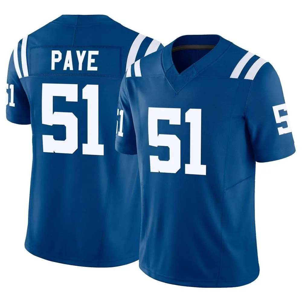 Men's Indianapolis Colts Kwity Paye Nike Vapor F.U.S.E. Limited Royal Jersey Men's Indianapolis Colts Kwity Paye Nike Vapor F.U.S.E. Limited Royal Jersey