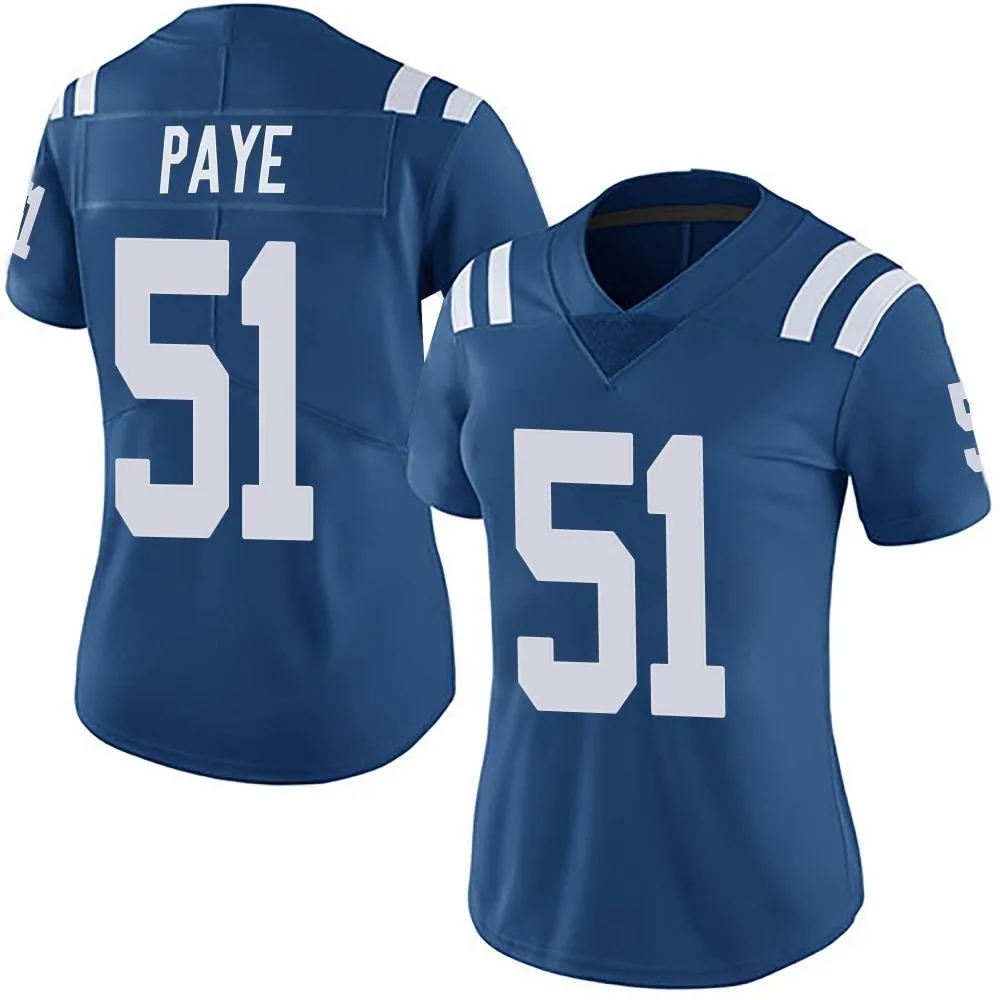Women's Indianapolis Colts Kwity Paye Nike Team Color Vapor Untouchable Limited Royal Jersey Women's Indianapolis Colts Kwity Paye Nike Team Color Vapor Untouchable Limited Royal Jersey