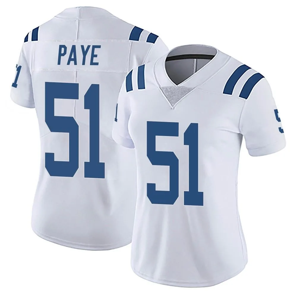 Women's Indianapolis Colts Kwity Paye Nike Vapor Untouchable Limited White Jersey Women's Indianapolis Colts Kwity Paye Nike Vapor Untouchable Limited White Jersey