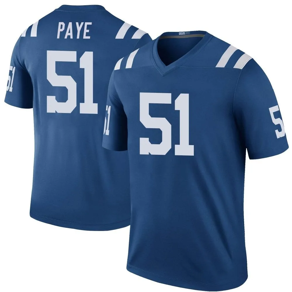 Youth Indianapolis Colts Kwity Paye Nike Color Rush Legend Royal Jersey Youth Indianapolis Colts Kwity Paye Nike Color Rush Legend Royal Jersey