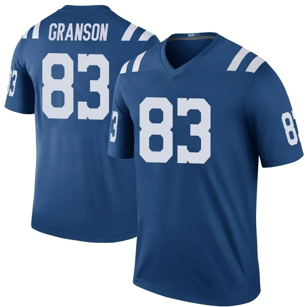 Men's Indianapolis Colts Kylen Granson Nike Color Rush Legend Royal Jersey Men's Indianapolis Colts Kylen Granson Nike Color Rush Legend Royal Jersey