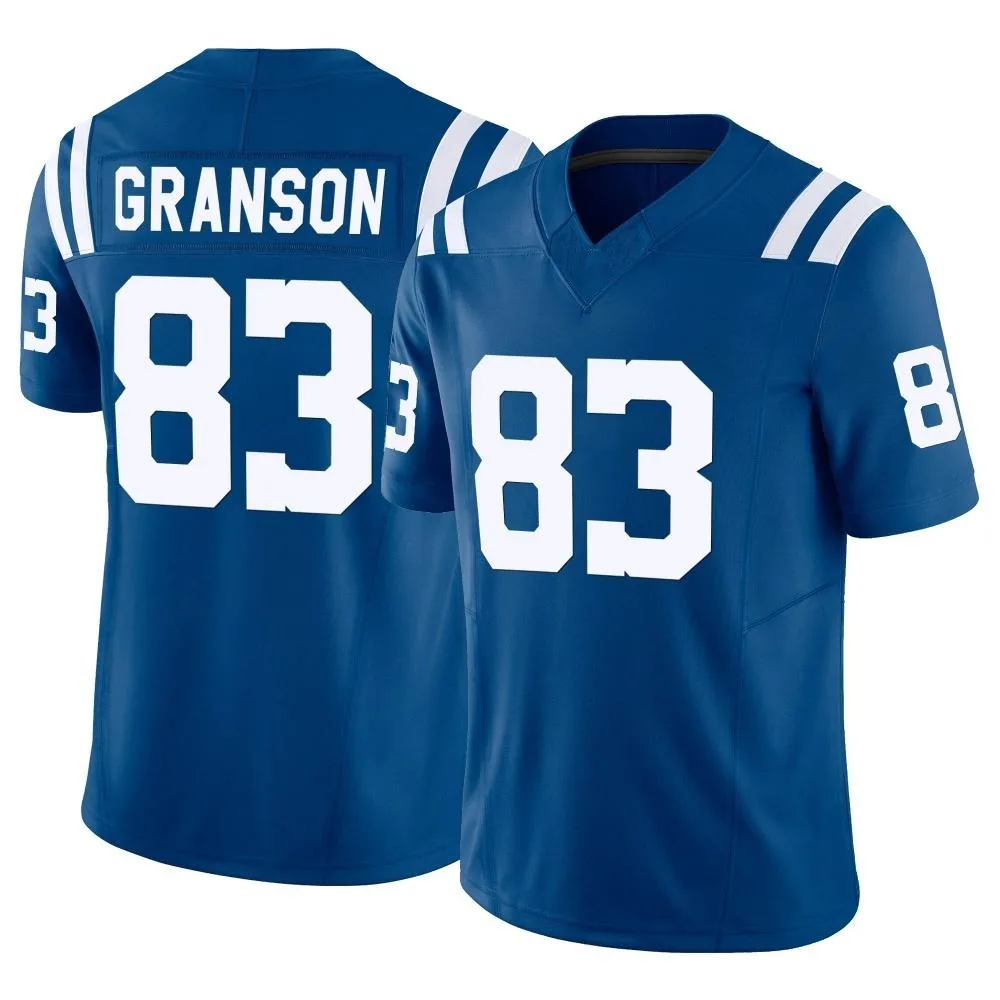 Youth Indianapolis Colts Kylen Granson Nike Vapor F.U.S.E. Limited Royal Jersey Youth Indianapolis Colts Kylen Granson Nike Vapor F.U.S.E. Limited Royal Jersey
