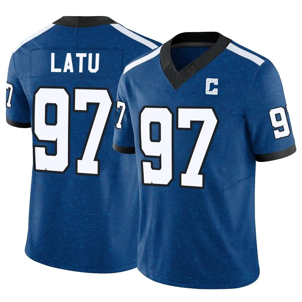 Men's Indianapolis Colts Laiatu Latu Nike Indiana Nights Alternate Vapor F.U.S.E. Limited Royal Jersey Men's Indianapolis Colts Laiatu Latu Nike Indiana Nights Alternate Vapor F.U.S.E. Limited Royal Jersey