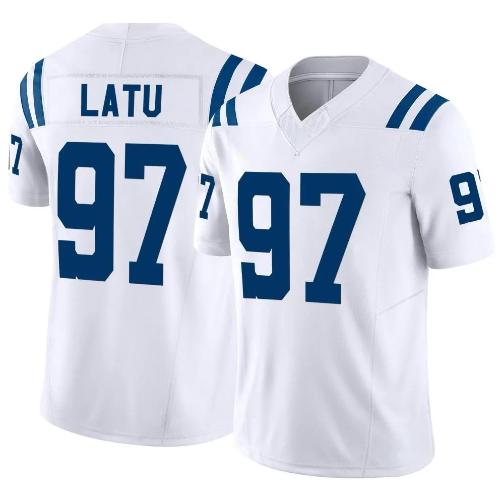 Men's Indianapolis Colts Laiatu Latu Nike Vapor F.U.S.E. Limited White Jersey Men's Indianapolis Colts Laiatu Latu Nike Vapor F.U.S.E. Limited White Jersey