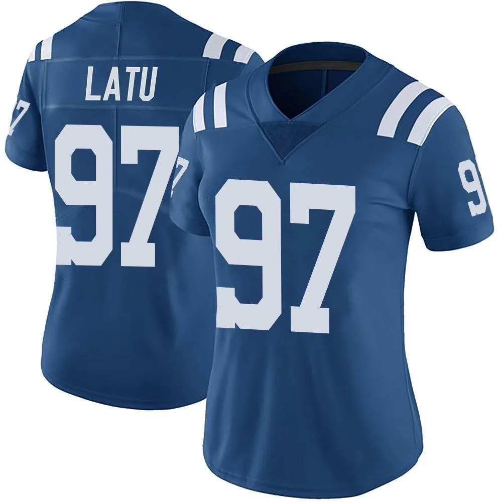 Women's Indianapolis Colts Laiatu Latu Nike Color Rush Vapor Untouchable Limited Royal Jersey Women's Indianapolis Colts Laiatu Latu Nike Color Rush Vapor Untouchable Limited Royal Jersey