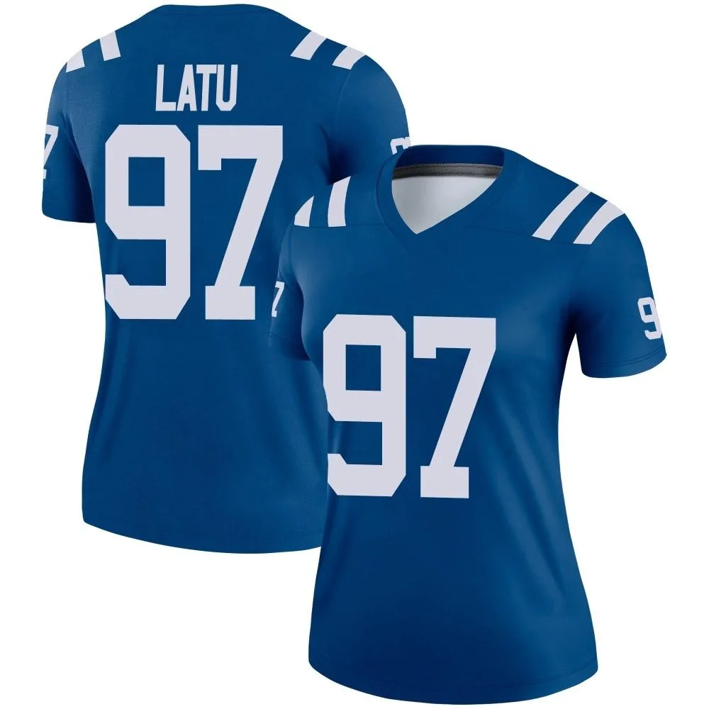 Women's Indianapolis Colts Laiatu Latu Nike Legend Royal Jersey Women's Indianapolis Colts Laiatu Latu Nike Legend Royal Jersey