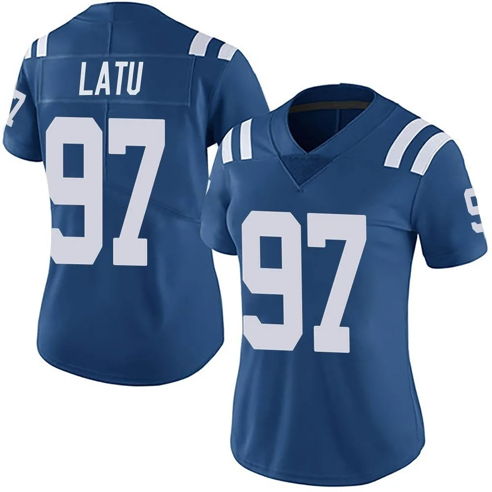 Women's Indianapolis Colts Laiatu Latu Nike Team Color Vapor Untouchable Limited Royal Jersey Women's Indianapolis Colts Laiatu Latu Nike Team Color Vapor Untouchable Limited Royal Jersey