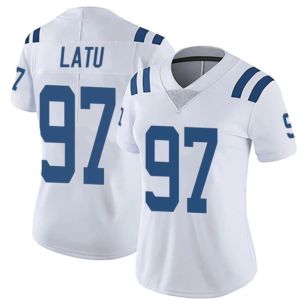 Women's Indianapolis Colts Laiatu Latu Nike Vapor Untouchable Limited White Jersey Women's Indianapolis Colts Laiatu Latu Nike Vapor Untouchable Limited White Jersey