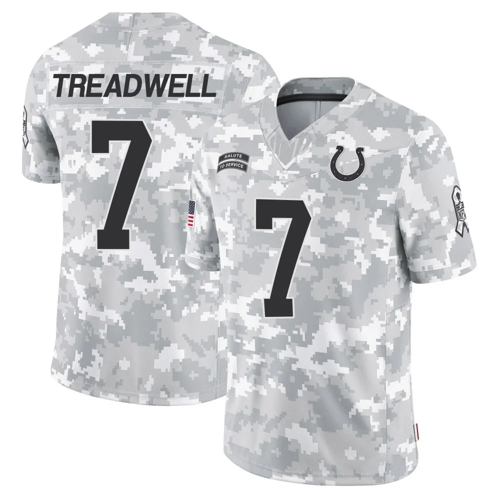 Men's Indianapolis Colts Laquon Treadwell Nike 2024 Salute to Service Limited Arctic Camo Jersey Men's Indianapolis Colts Laquon Treadwell Nike 2024 Salute to Service Limited Arctic Camo Jersey