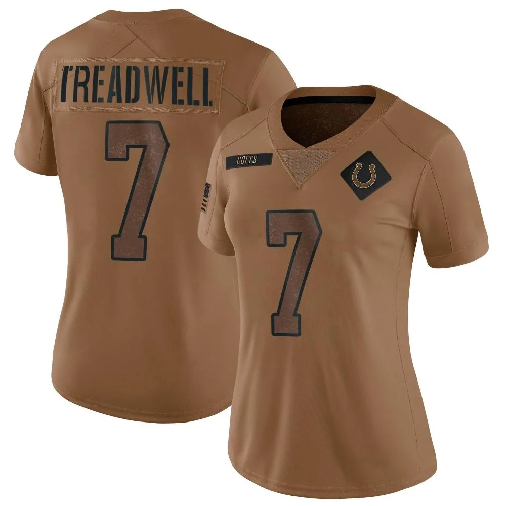 Women's Indianapolis Colts Laquon Treadwell Nike 2023 Salute To Service Limited Brown Jersey Women's Indianapolis Colts Laquon Treadwell Nike 2023 Salute To Service Limited Brown Jersey