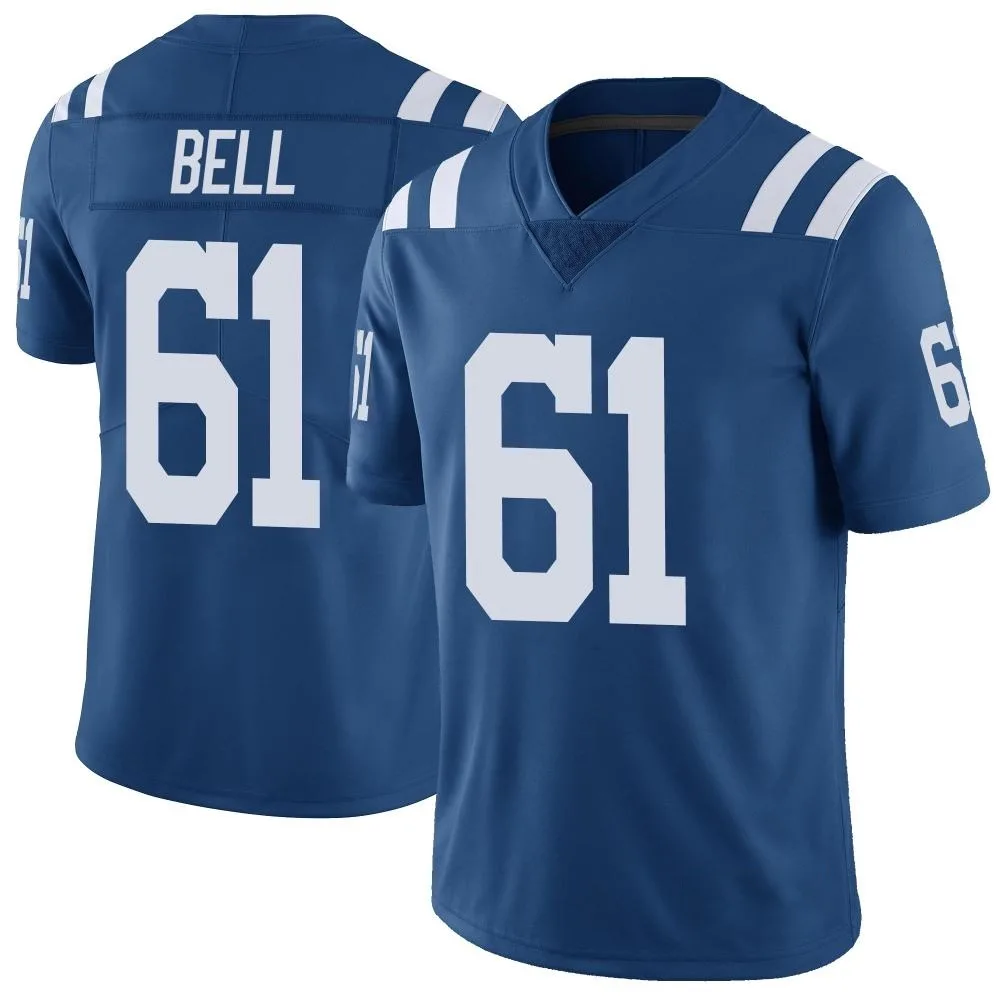 Men's Indianapolis Colts Levi Bell Nike Color Rush Vapor Untouchable Limited Royal Jersey Men's Indianapolis Colts Levi Bell Nike Color Rush Vapor Untouchable Limited Royal Jersey