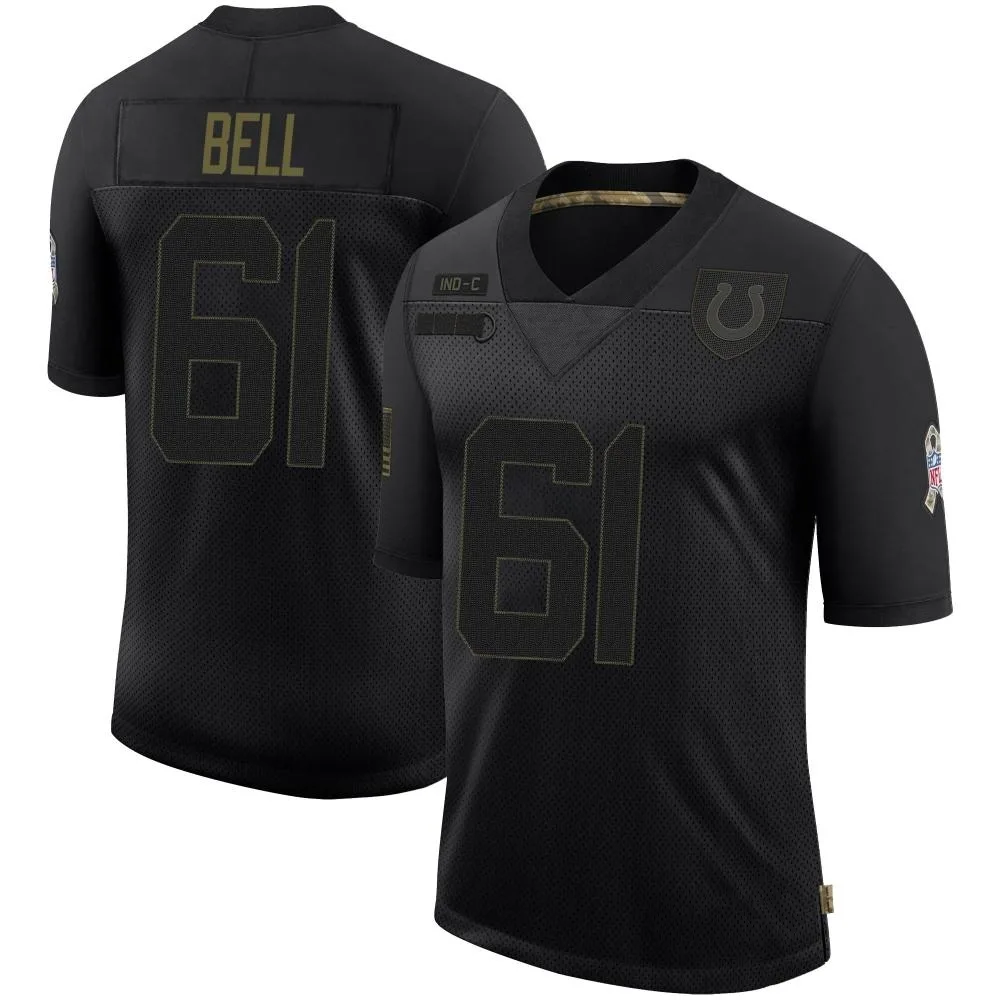 Youth Indianapolis Colts Levi Bell Nike 2020 Salute To Service Limited Black Jersey Youth Indianapolis Colts Levi Bell Nike 2020 Salute To Service Limited Black Jersey