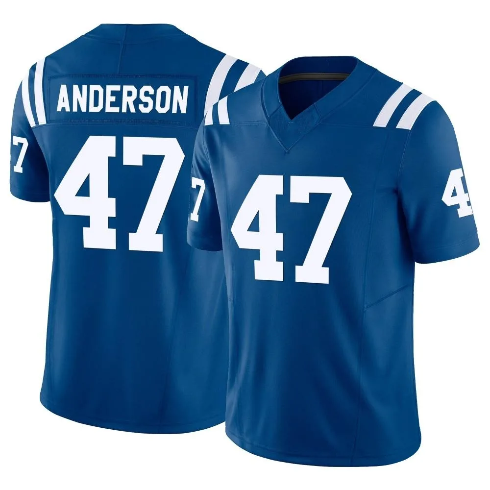 Men's Indianapolis Colts Liam Anderson Nike Vapor F.U.S.E. Limited Royal Jersey Men's Indianapolis Colts Liam Anderson Nike Vapor F.U.S.E. Limited Royal Jersey