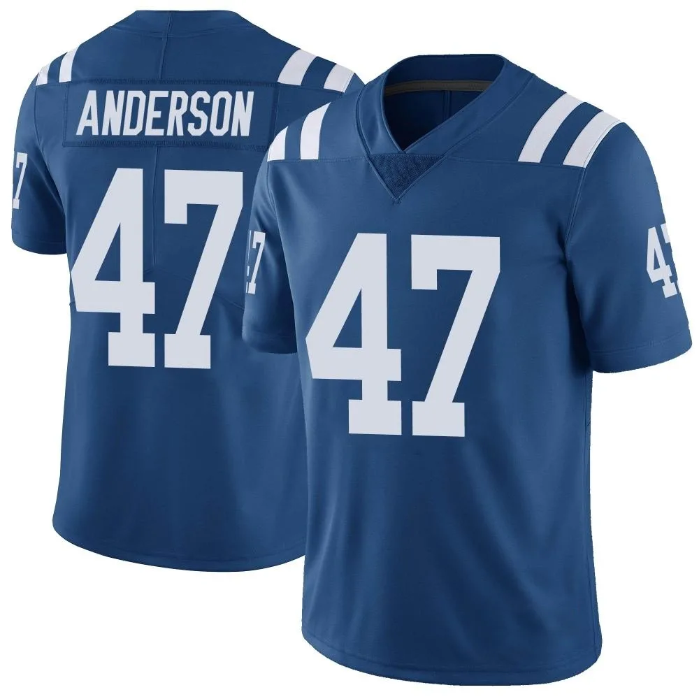 Youth Indianapolis Colts Liam Anderson Nike Color Rush Vapor Untouchable Limited Royal Jersey Youth Indianapolis Colts Liam Anderson Nike Color Rush Vapor Untouchable Limited Royal Jersey