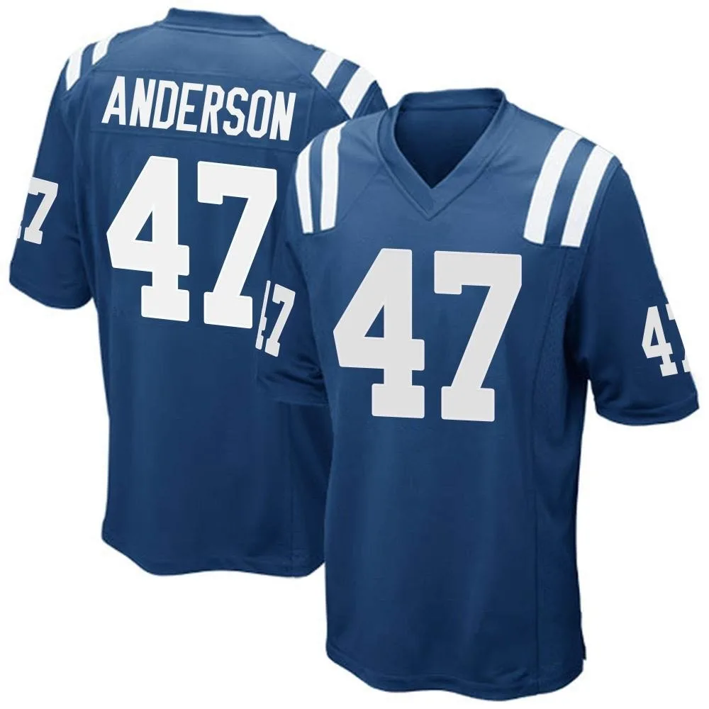 Youth Indianapolis Colts Liam Anderson Nike Team Color Game Royal Blue Jersey Youth Indianapolis Colts Liam Anderson Nike Team Color Game Royal Blue Jersey