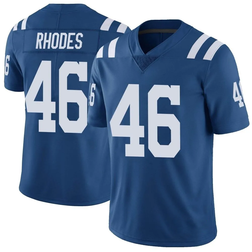 Men's Indianapolis Colts Luke Rhodes Nike Color Rush Vapor Untouchable Limited Royal Jersey Men's Indianapolis Colts Luke Rhodes Nike Color Rush Vapor Untouchable Limited Royal Jersey