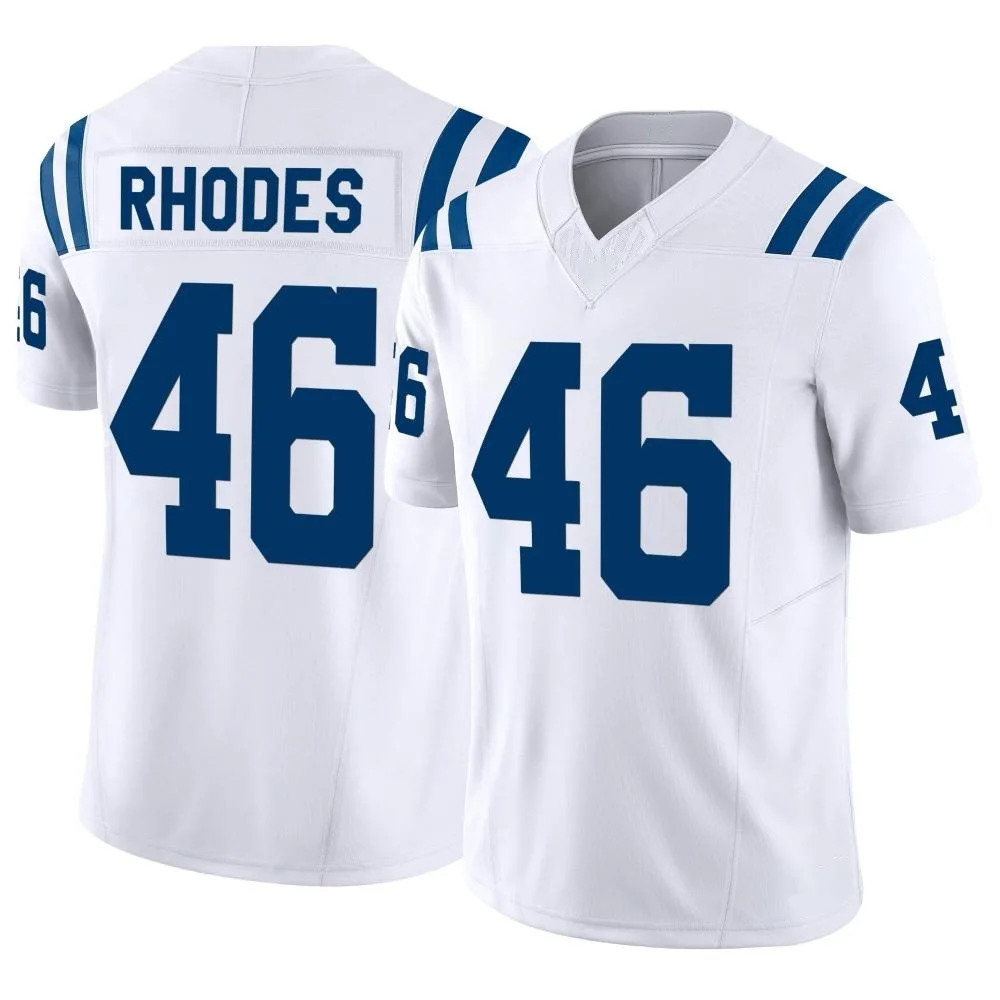 Men's Indianapolis Colts Luke Rhodes Nike Vapor F.U.S.E. Limited White Jersey Men's Indianapolis Colts Luke Rhodes Nike Vapor F.U.S.E. Limited White Jersey