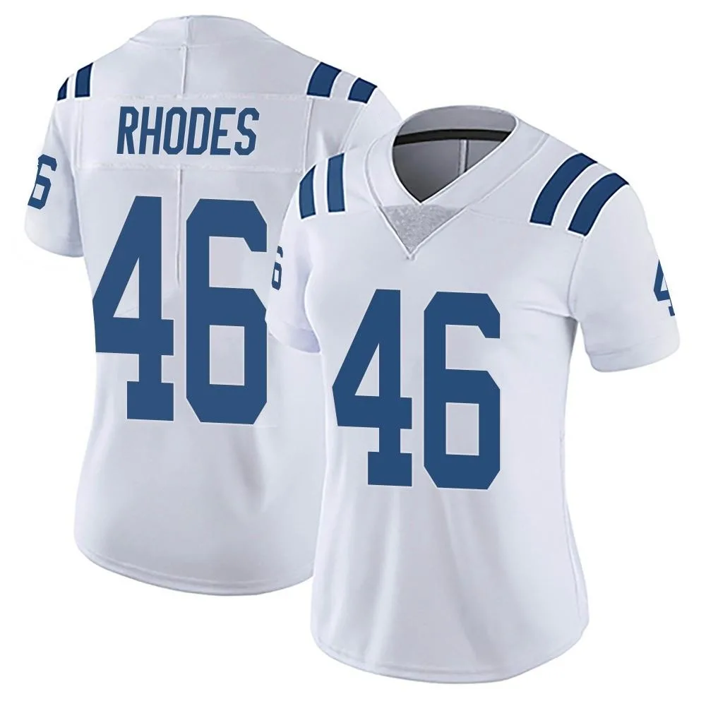 Women's Indianapolis Colts Luke Rhodes Nike Vapor Untouchable Limited White Jersey Women's Indianapolis Colts Luke Rhodes Nike Vapor Untouchable Limited White Jersey