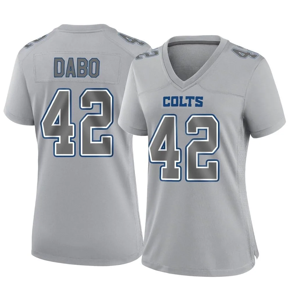 Women's Indianapolis Colts Marcel Dabo Nike Atmosphere Fashion Game Gray Jersey Women's Indianapolis Colts Marcel Dabo Nike Atmosphere Fashion Game Gray Jersey