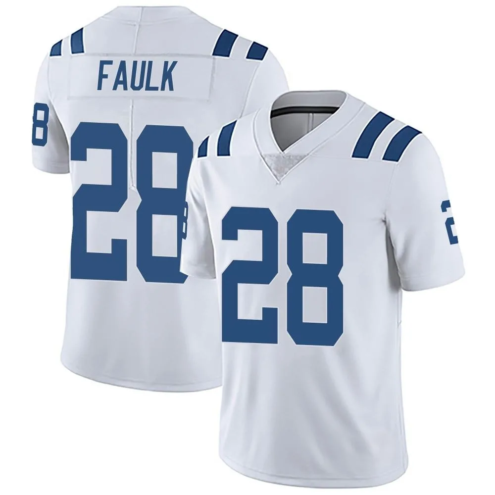 Men's Indianapolis Colts Marshall Faulk Nike Vapor Untouchable Limited White Jersey Men's Indianapolis Colts Marshall Faulk Nike Vapor Untouchable Limited White Jersey