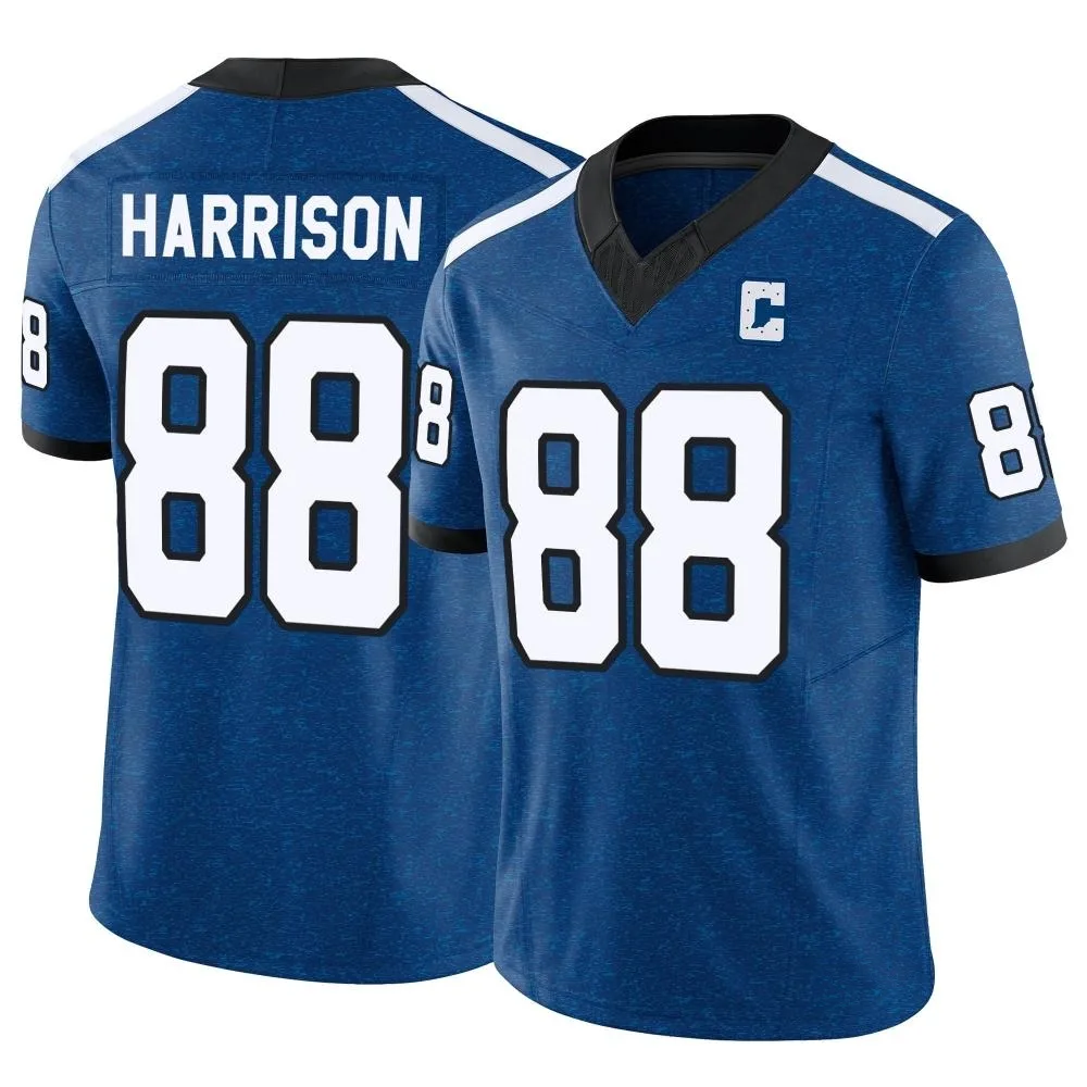 Men's Indianapolis Colts Marvin Harrison Nike Indiana Nights Alternate Vapor F.U.S.E. Limited Royal Jersey Men's Indianapolis Colts Marvin Harrison Nike Indiana Nights Alternate Vapor F.U.S.E. Limited Royal Jersey