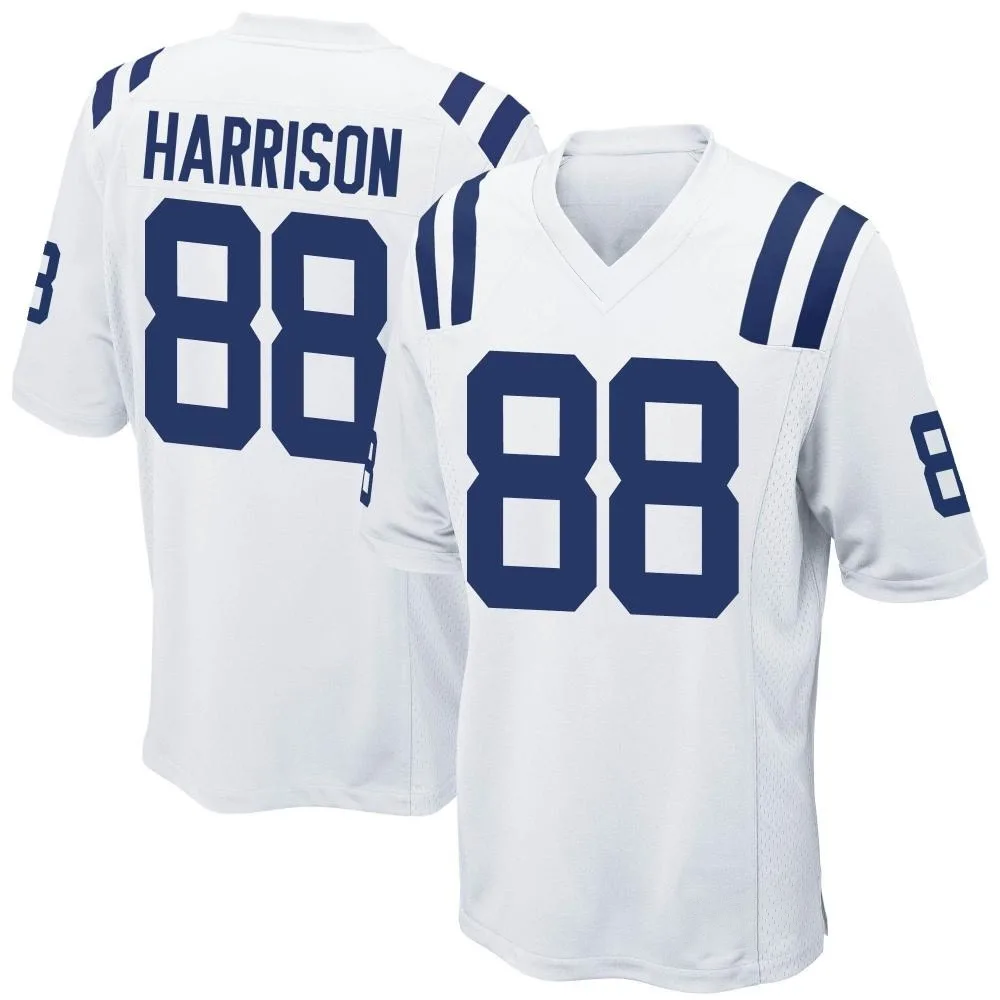 Men's Indianapolis Colts Marvin Harrison Nike Game White Jersey Men's Indianapolis Colts Marvin Harrison Nike Game White Jersey