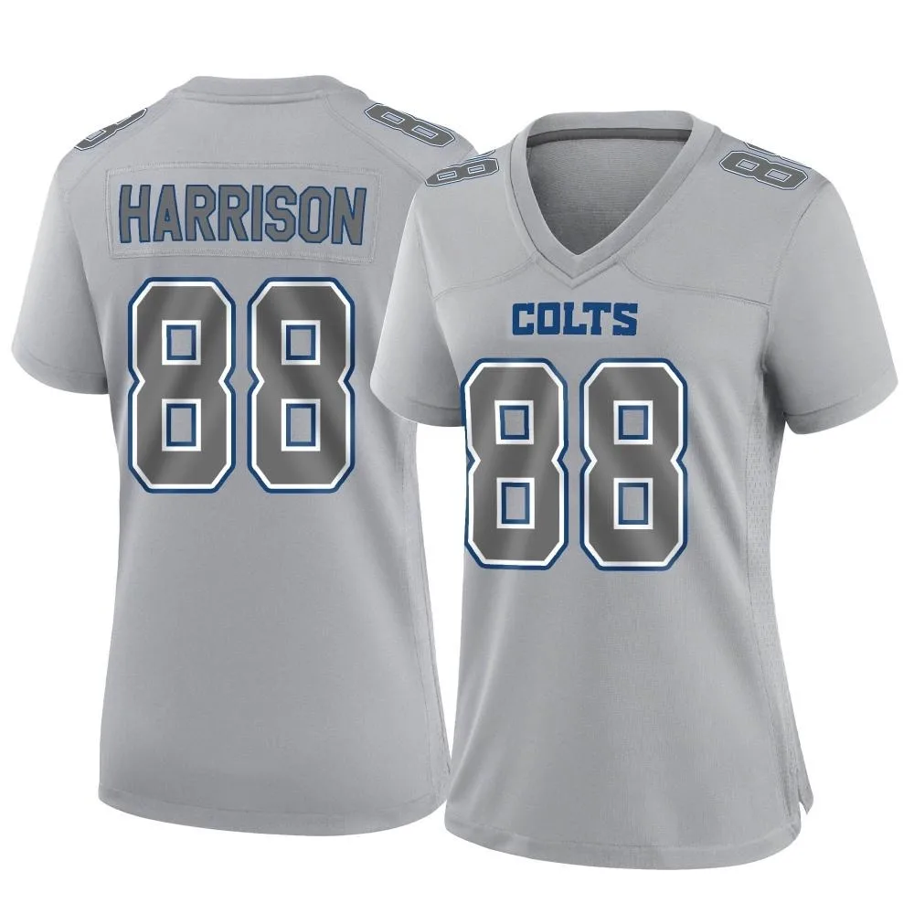 Women's Indianapolis Colts Marvin Harrison Nike Atmosphere Fashion Game Gray Jersey Women's Indianapolis Colts Marvin Harrison Nike Atmosphere Fashion Game Gray Jersey