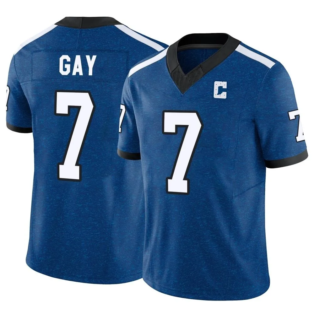 Men's Indianapolis Colts Matt Gay Nike Indiana Nights Alternate Vapor F.U.S.E. Limited Royal Jersey Men's Indianapolis Colts Matt Gay Nike Indiana Nights Alternate Vapor F.U.S.E. Limited Royal Jersey
