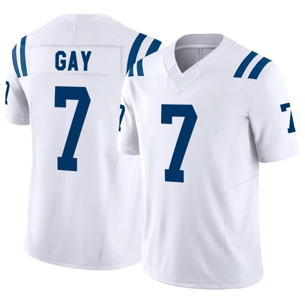 Men's Indianapolis Colts Matt Gay Nike Vapor F.U.S.E. Limited White Jersey Men's Indianapolis Colts Matt Gay Nike Vapor F.U.S.E. Limited White Jersey