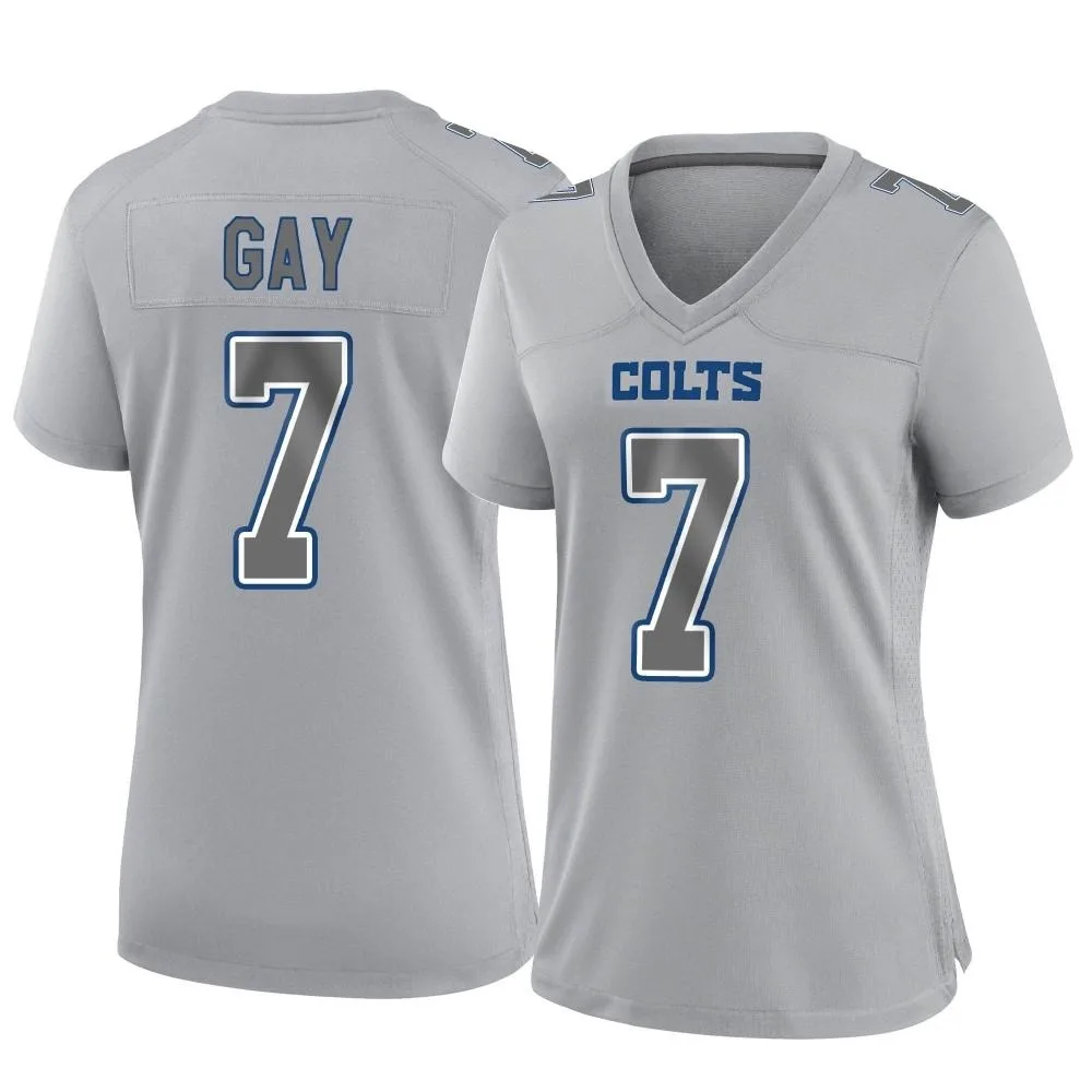 Women's Indianapolis Colts Matt Gay Nike Atmosphere Fashion Game Gray Jersey Women's Indianapolis Colts Matt Gay Nike Atmosphere Fashion Game Gray Jersey