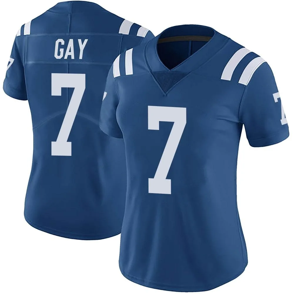 Women's Indianapolis Colts Matt Gay Nike Color Rush Vapor Untouchable Limited Royal Jersey Women's Indianapolis Colts Matt Gay Nike Color Rush Vapor Untouchable Limited Royal Jersey