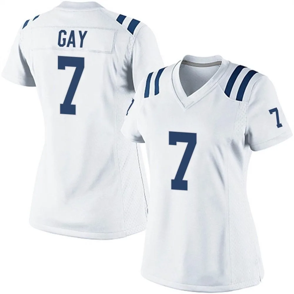 Women's Indianapolis Colts Matt Gay Nike Game White Jersey Women's Indianapolis Colts Matt Gay Nike Game White Jersey