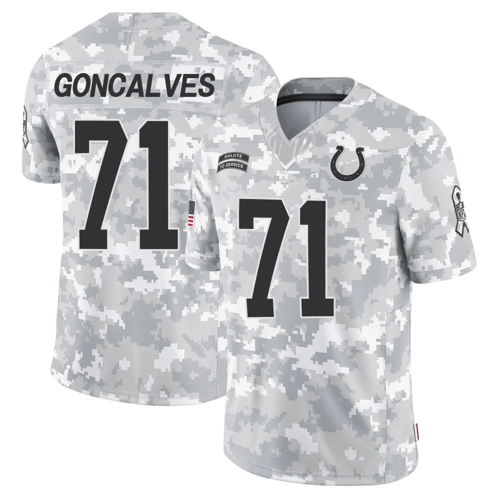 Men's Indianapolis Colts Matt Goncalves Nike 2024 Salute to Service Limited Arctic Camo Jersey Men's Indianapolis Colts Matt Goncalves Nike 2024 Salute to Service Limited Arctic Camo Jersey