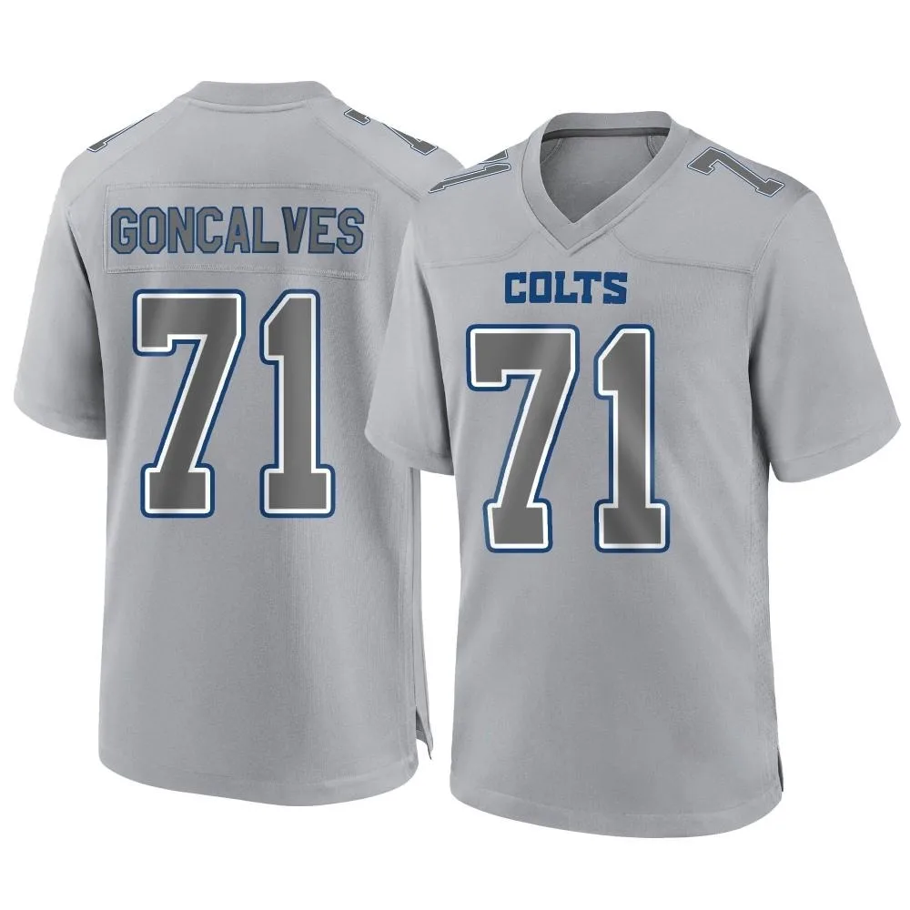 Men's Indianapolis Colts Matt Goncalves Nike Atmosphere Fashion Game Gray Jersey Men's Indianapolis Colts Matt Goncalves Nike Atmosphere Fashion Game Gray Jersey