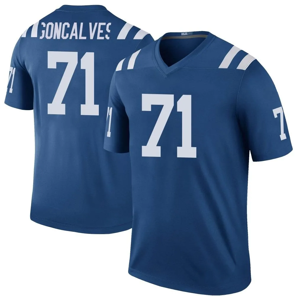 Men's Indianapolis Colts Matt Goncalves Nike Color Rush Legend Royal Jersey Men's Indianapolis Colts Matt Goncalves Nike Color Rush Legend Royal Jersey