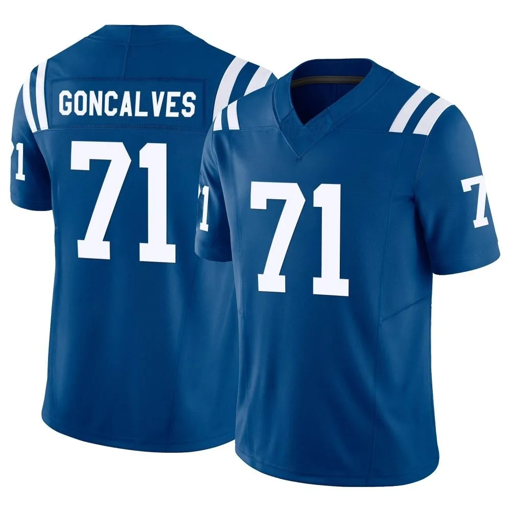 Men's Indianapolis Colts Matt Goncalves Nike Vapor F.U.S.E. Limited Royal Jersey Men's Indianapolis Colts Matt Goncalves Nike Vapor F.U.S.E. Limited Royal Jersey