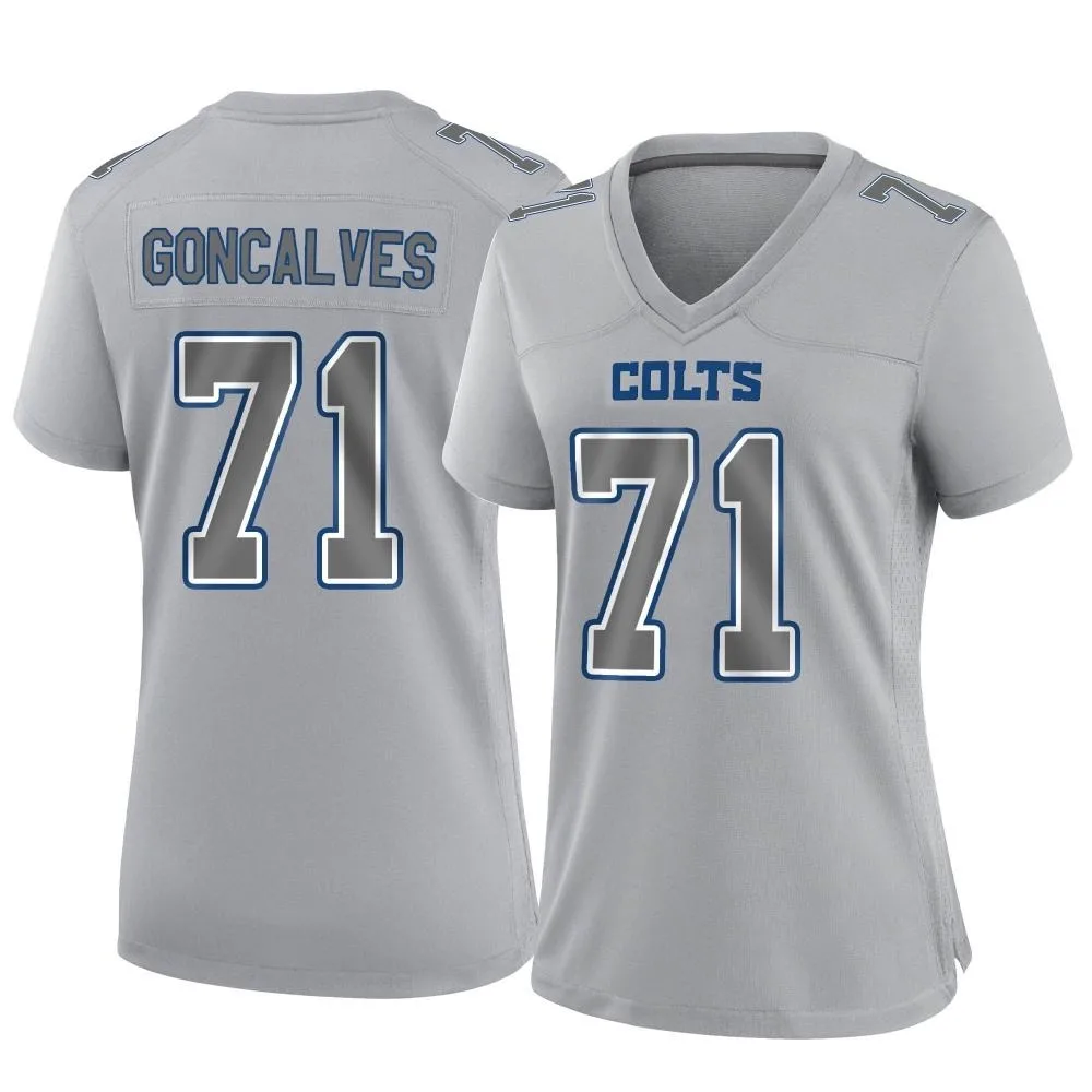 Women's Indianapolis Colts Matt Goncalves Nike Atmosphere Fashion Game Gray Jersey Women's Indianapolis Colts Matt Goncalves Nike Atmosphere Fashion Game Gray Jersey