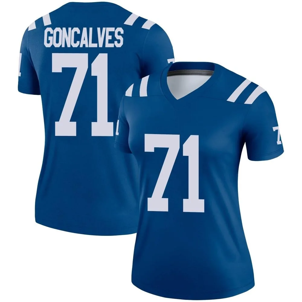 Women's Indianapolis Colts Matt Goncalves Nike Legend Royal Jersey Women's Indianapolis Colts Matt Goncalves Nike Legend Royal Jersey